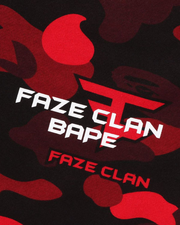 Bape X Faze Clan Tepláky Panske Svetlo Červené | SK-6278