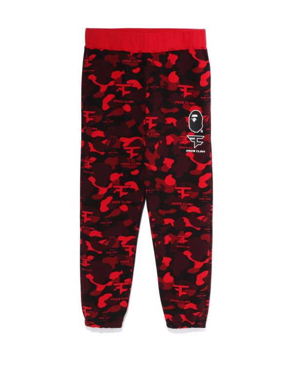 Bape X Faze Clan Tepláky Panske Svetlo Červené | SK-6278