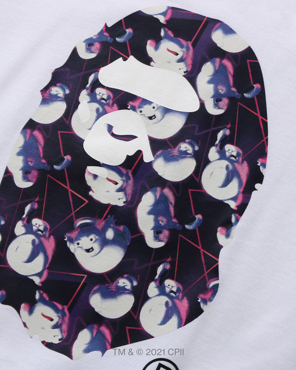 Bape X Ghostbusters Ape Head Crewneck Mikiny Panske Biele | SK-7142