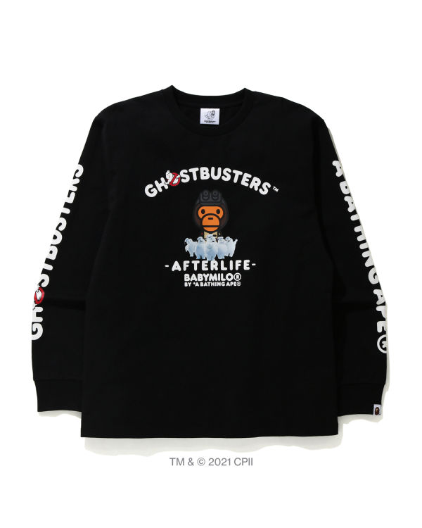 Bape X Ghostbusters Milo Long Sleeve Tricko Panske Čierne | SK-3674
