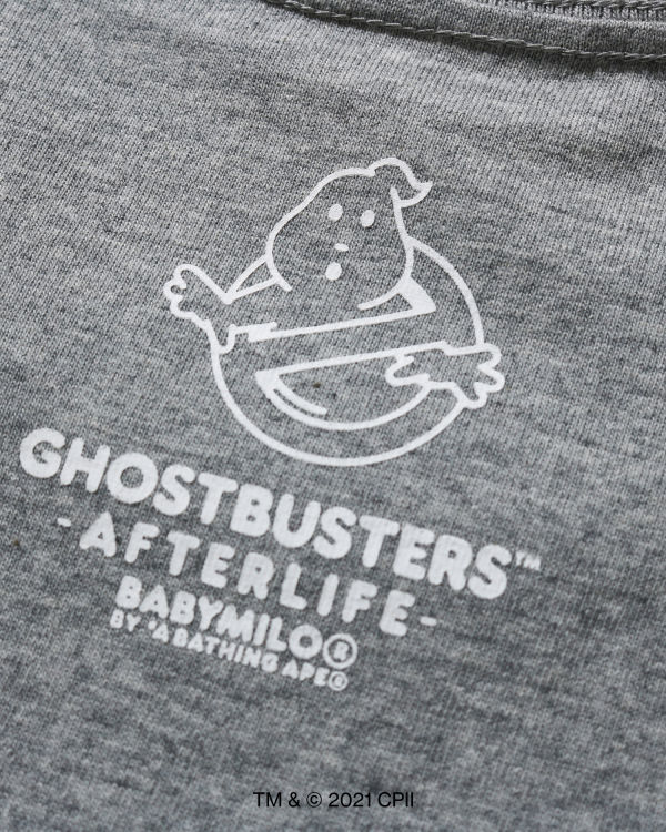 Bape X Ghostbusters Milo Long Sleeve Tricko Panske Siva | SK-7263