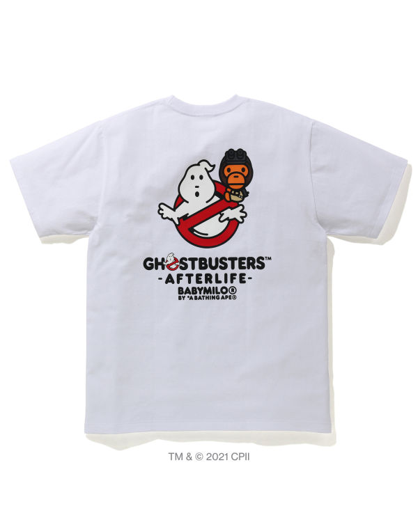 Bape X Ghostbusters Milo Tricko Panske Biele | SK-6412