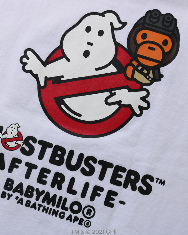 Bape X Ghostbusters Milo Tricko Panske Biele | SK-6412