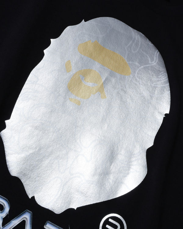 Bape X Hajime Sorayama Ape Head Tricko Panske Čierne | SK-5487