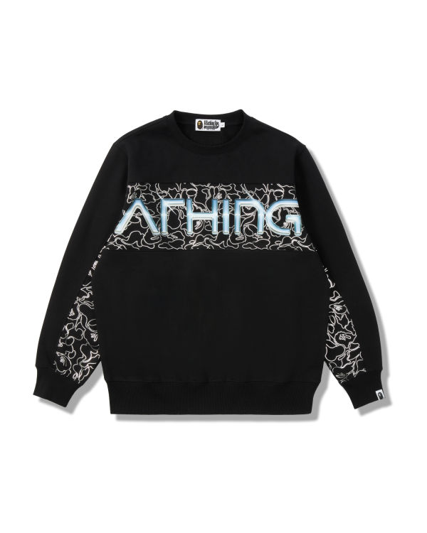Bape X Hajime Sorayama Crewneck Mikiny Panske Čierne | SK-4658