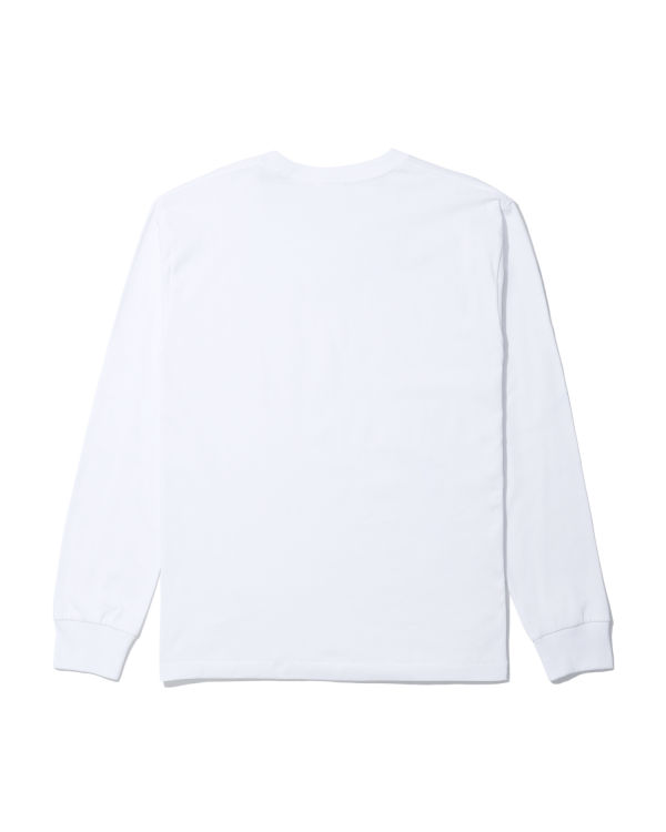 Bape X Hajime Sorayama L/S Tricko Panske Biele | SK-0857
