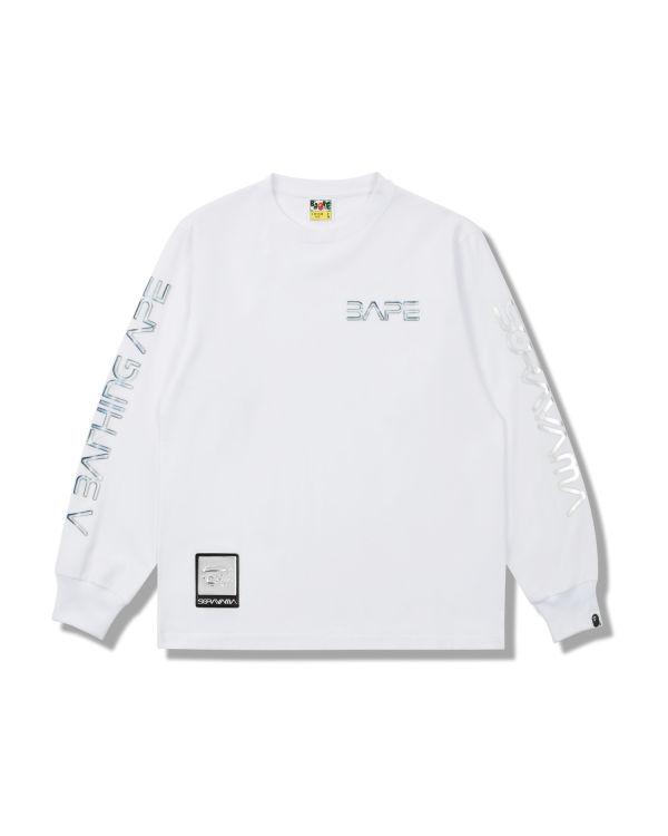 Bape X Hajime Sorayama L/S Tricko Panske Biele | SK-0857