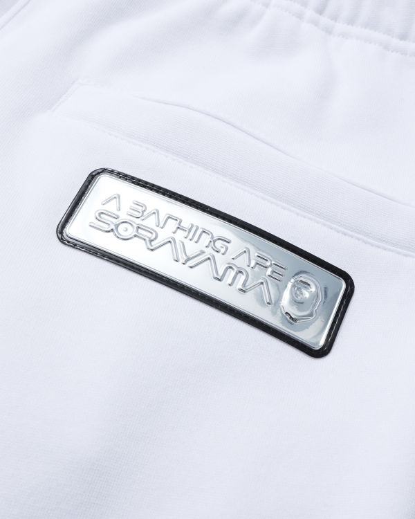 Bape X Hajime Sorayama Logo Tepláky Panske Biele | SK-1549