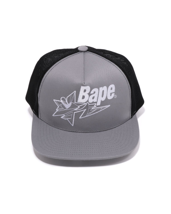 Bape X LDG Mesh Caps Panske Siva | SK-4075