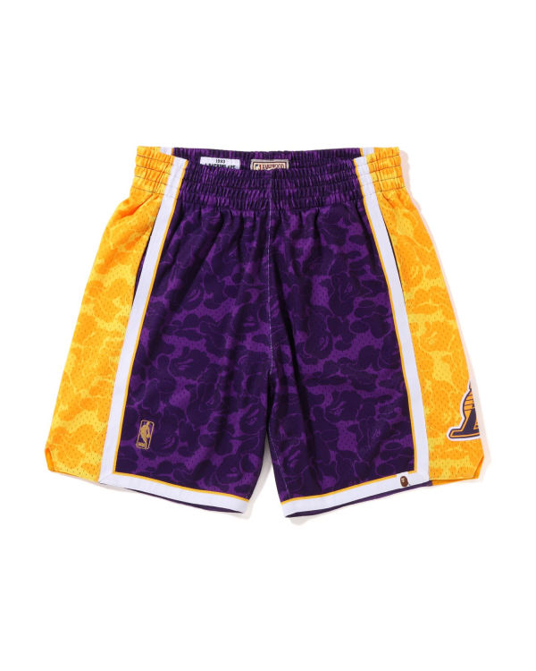 Bape X M&N Los Angeles Lakers Jersey Sortky Panske Nachový | SK-6702
