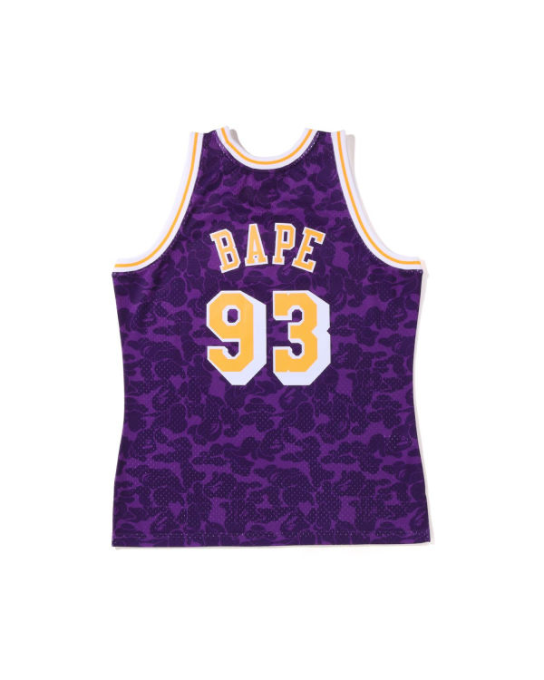 Bape X M&N Los Angeles Lakers Jersey Tricko Panske Nachový | SK-3907