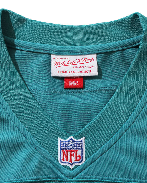 Bape X M&N NFL Miami Dolphins Legacy Jersey Tricko Panske Mätové | SK-5064