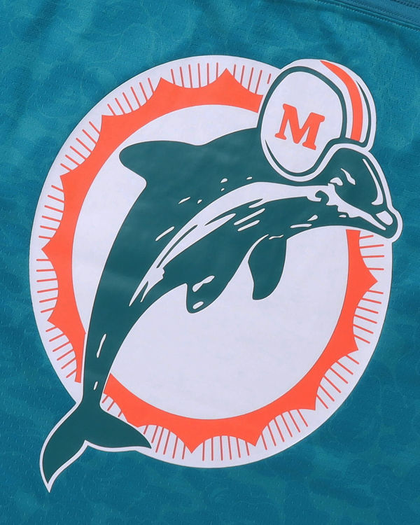 Bape X M&N NFL Miami Dolphins Legacy Jersey Tricko Panske Mätové | SK-5064