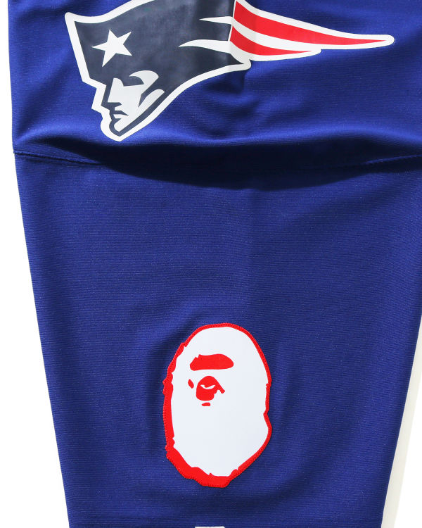 Bape X M&N NFL New England Patriots Legacy Jersey Tricko Panske Modre | SK-5318