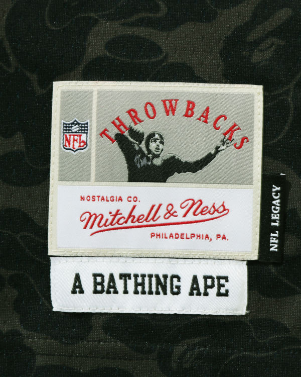 Bape X M&N NFL Oakland Raiders Legacy Jersey Tricko Panske Čierne | SK-5179