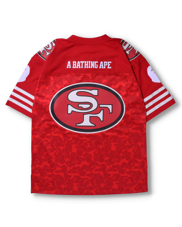 Bape X M&N NFL San Francisco 49ers Legacy Jersey Tricko Panske Svetlo Červené | SK-6570