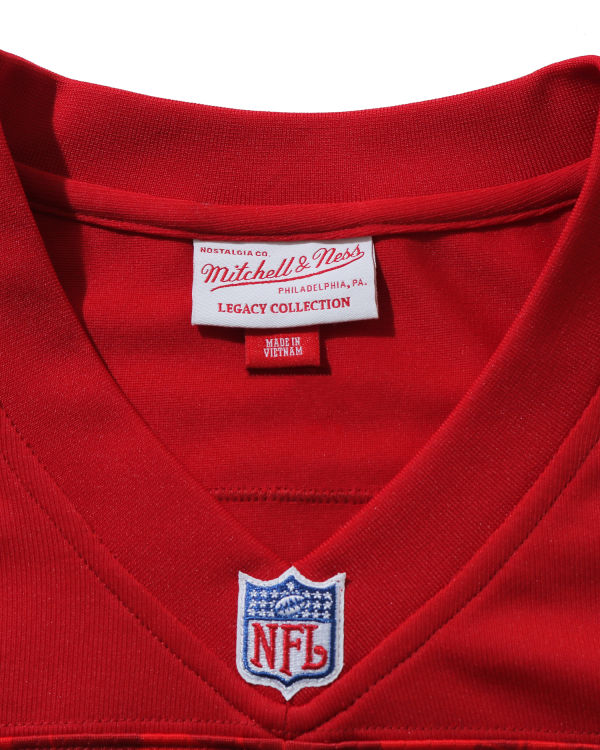 Bape X M&N NFL San Francisco 49ers Legacy Jersey Tricko Panske Svetlo Červené | SK-6570