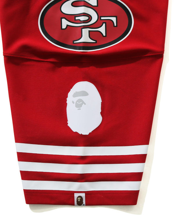Bape X M&N NFL San Francisco 49ers Legacy Jersey Tricko Panske Svetlo Červené | SK-6570