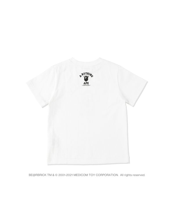 Bape X Medicom Toy Camo BE@R College Tricko Detske Biele | SK-1594