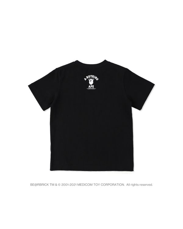 Bape X Medicom Toy Camo BE@R College Tricko Detske Čierne | SK-9318