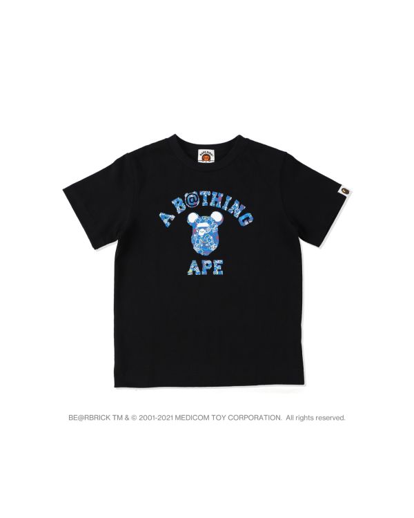 Bape X Medicom Toy Camo BE@R College Tricko Detske Čierne | SK-9318