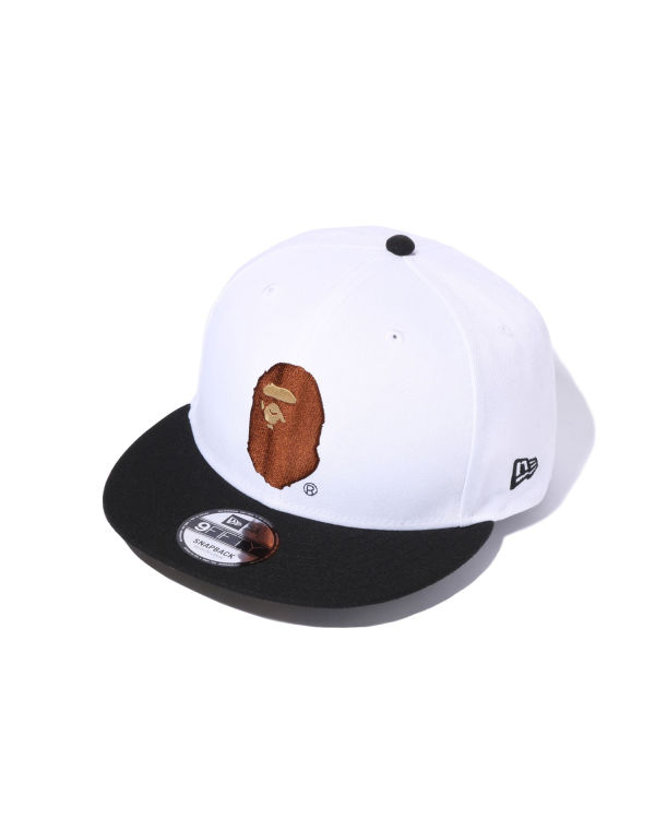 Bape X New Era Ape Head 9 Fifty Caps Panske Biele | SK-1435