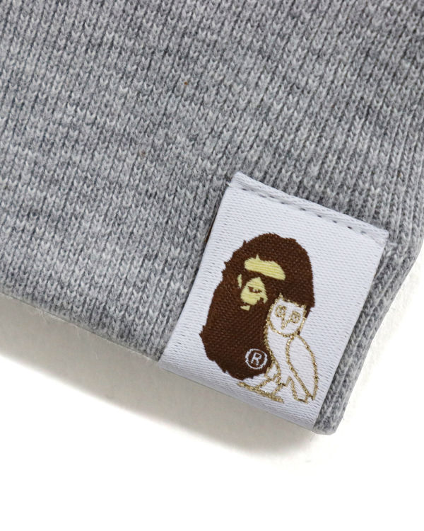 Bape X OVO Card Crew Neck Mikiny Panske Siva | SK-1850