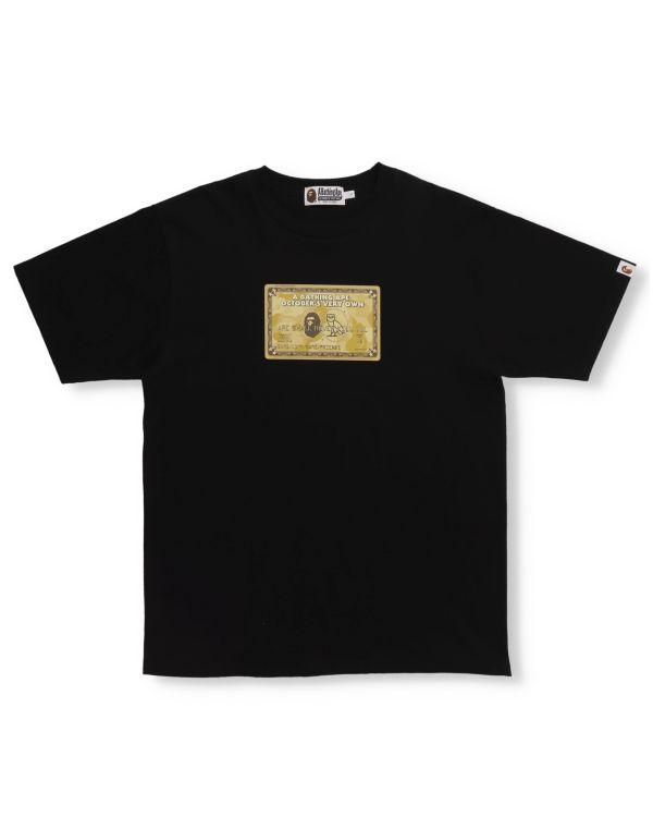 Bape X OVO Card Tricko Panske Čierne | SK-0347