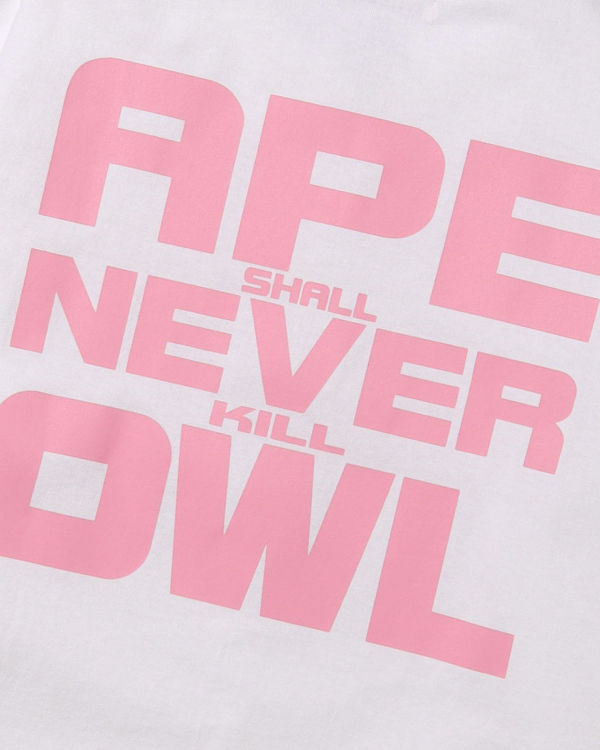 Bape X OVO Long Sleeve Tricko Panske Biele | SK-0293