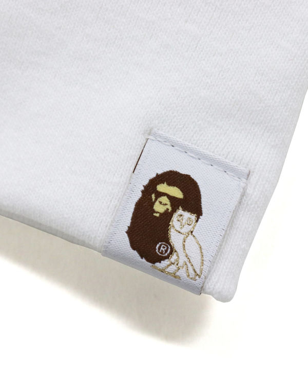Bape X OVO Long Sleeve Tricko Panske Biele | SK-0293