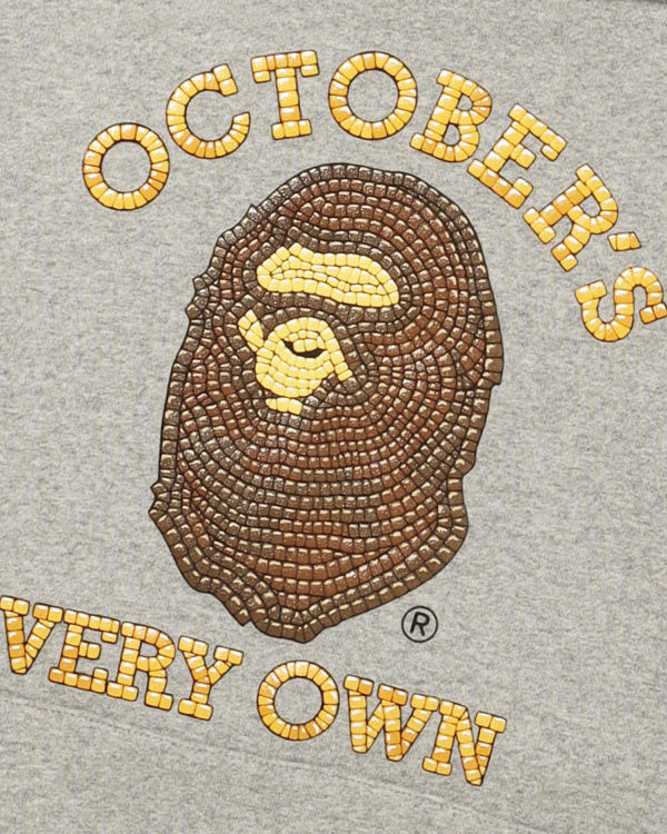Bape X OVO Pullover Mikiny S Kapucňou Panske Siva | SK-3452