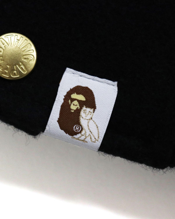 Bape X OVO Varsity Bundy Panske Čierne | SK-4698