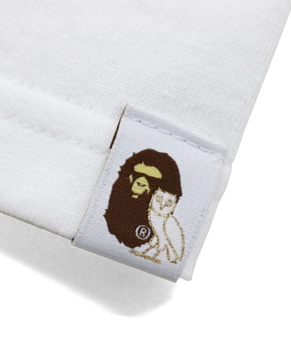 Bape X OVO Woodland Camo Ape Head Tricko Panske Biele | SK-2934