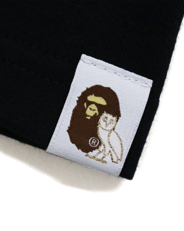 Bape X OVO Woodland Camo Ape Head Tricko Panske Čierne | SK-5617
