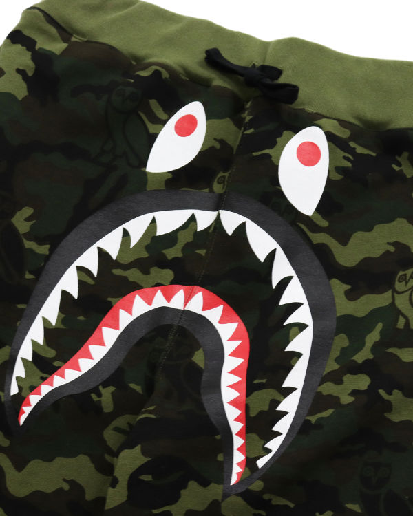 Bape X OVO Woodland Camo Shark Reversible Tepláky Panske Čierne | SK-5682