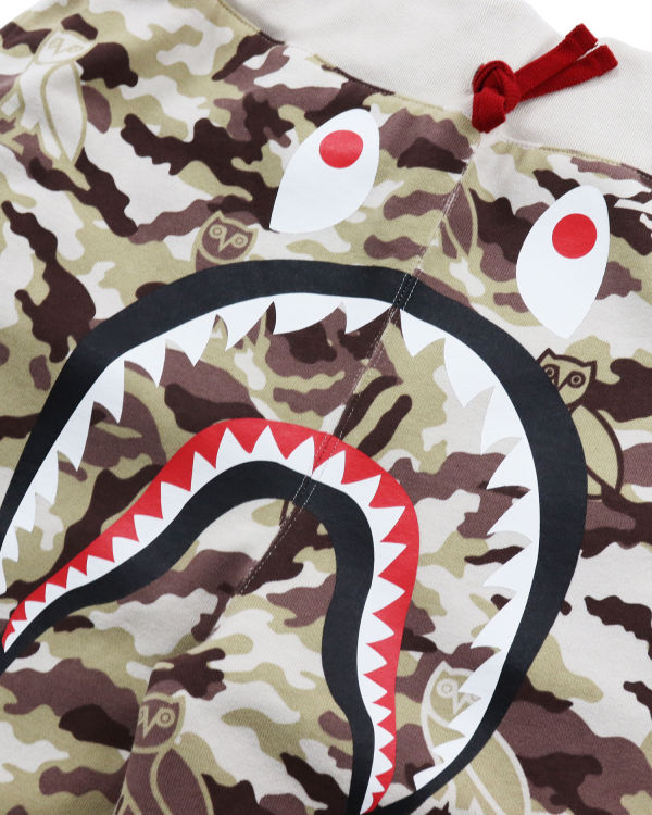 Bape X OVO Woodland Camo Shark Reversible Tepláky Panske Svetlo Červené | SK-9758