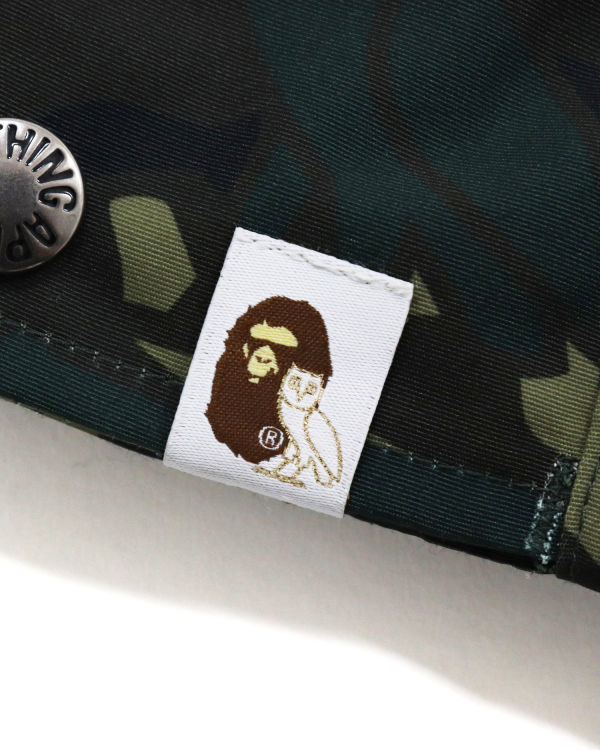 Bape X OVO Woodland Camo Snowboard Bundy Panske Zelene | SK-2579