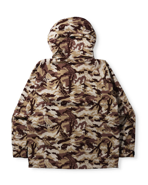 Bape X OVO Woodland Camo Snowboard Bundy Panske Béžové | SK-5398