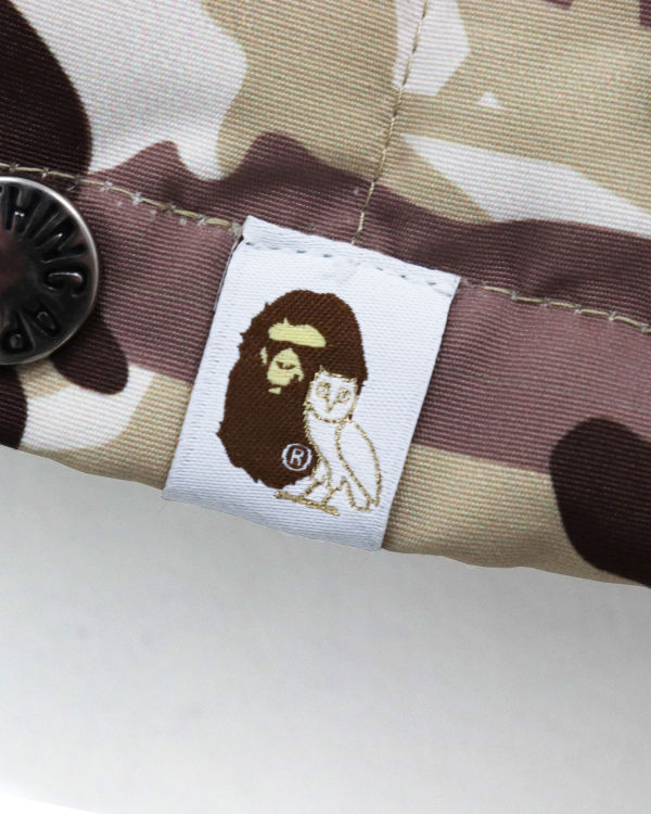 Bape X OVO Woodland Camo Vesty Panske Béžové | SK-8025
