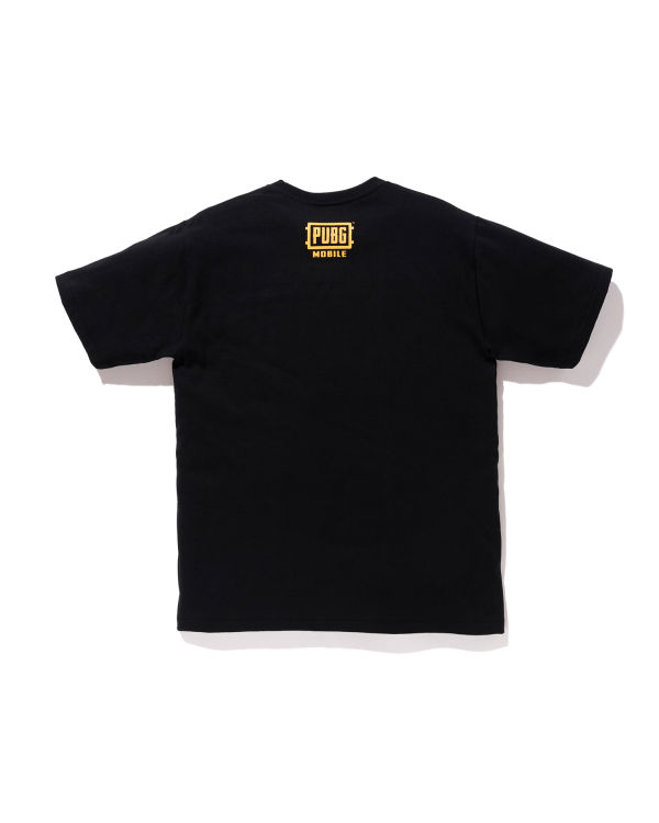Bape X PUBG MOBILE Ape Head Tricko Panske Čierne | SK-5278