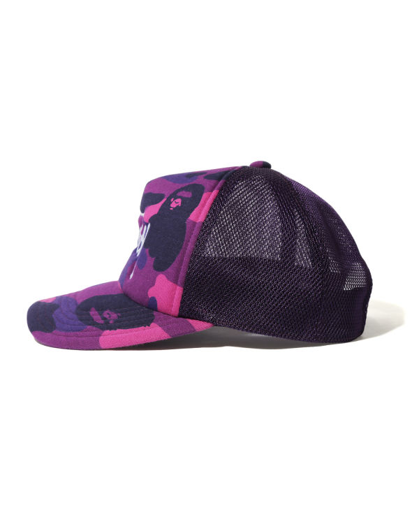 Bape X Stussy Trucker Caps Panske Nachový | SK-2847