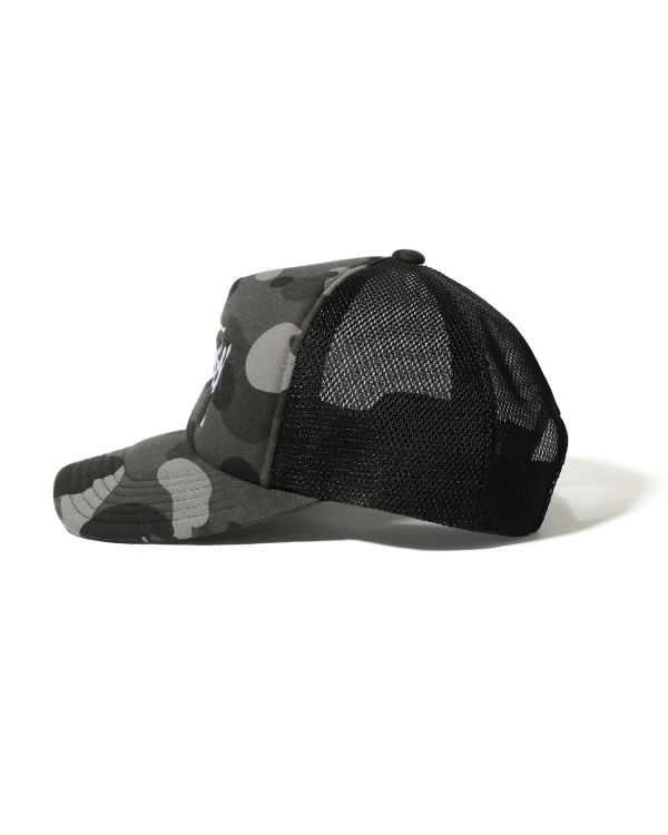 Bape X Stussy Trucker Caps Panske Čierne | SK-5217