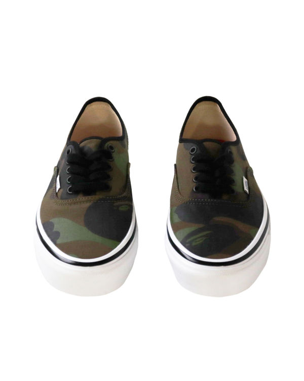 Bape X Vans 1st Camo Authentic Tenisky Panske Zelene | SK-0841