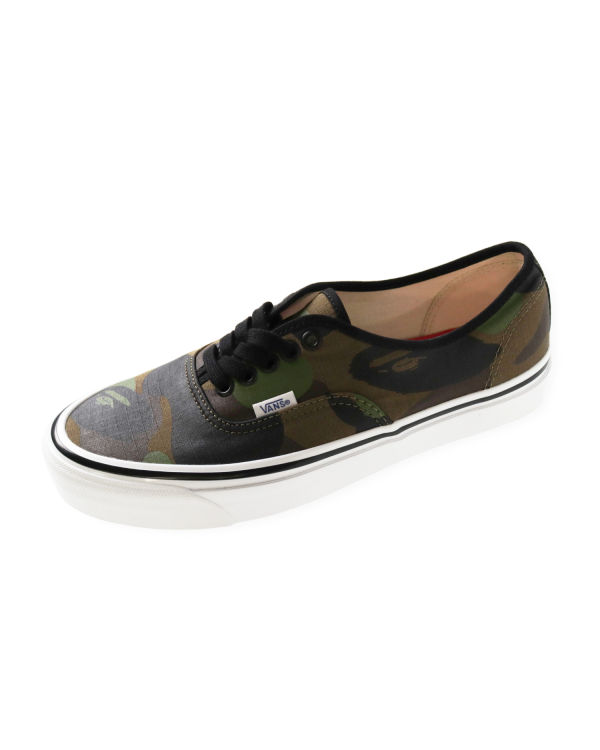 Bape X Vans 1st Camo Authentic Tenisky Panske Zelene | SK-0841