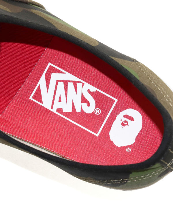Bape X Vans 1st Camo Authentic Tenisky Panske Zelene | SK-0841