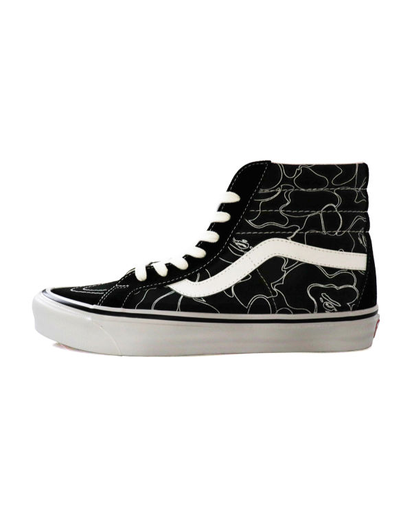 Bape X Vans Line ABC Camo Sk8-Hi Tenisky Panske Čierne | SK-8901