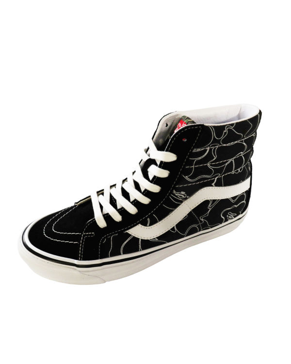 Bape X Vans Line ABC Camo Sk8-Hi Tenisky Panske Čierne | SK-8901