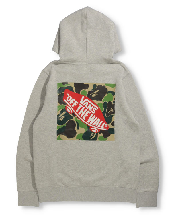 Bape X Vans Pullover Mikiny S Kapucňou Panske Siva | SK-1378