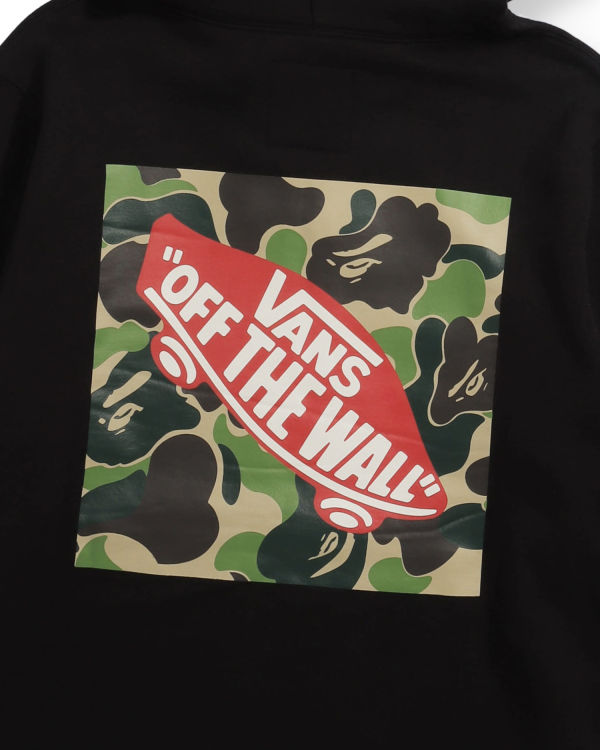 Bape X Vans Pullover Mikiny S Kapucňou Panske Čierne | SK-5027