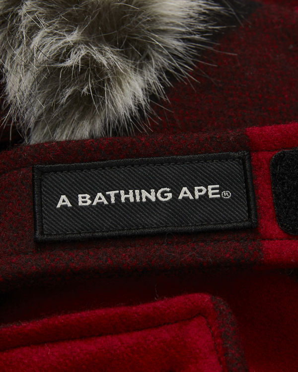 Bape X Woolrich Arctic Parka Panske Svetlo Červené | SK-4023